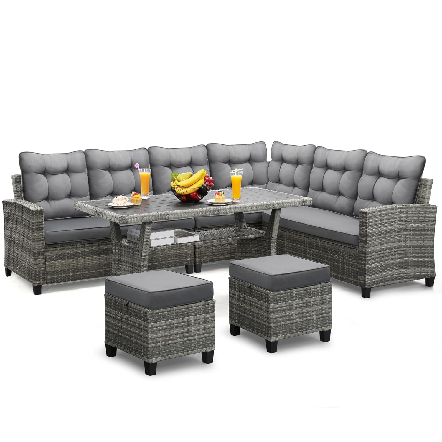 Outdoor Furniture Bali - 6-częściowy zestaw mebli ogrodowych, zestaw do