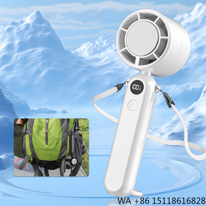 Outdoor Furniture Modern - Przenośny mini wentylator Turbo Wearable, plastikowy,