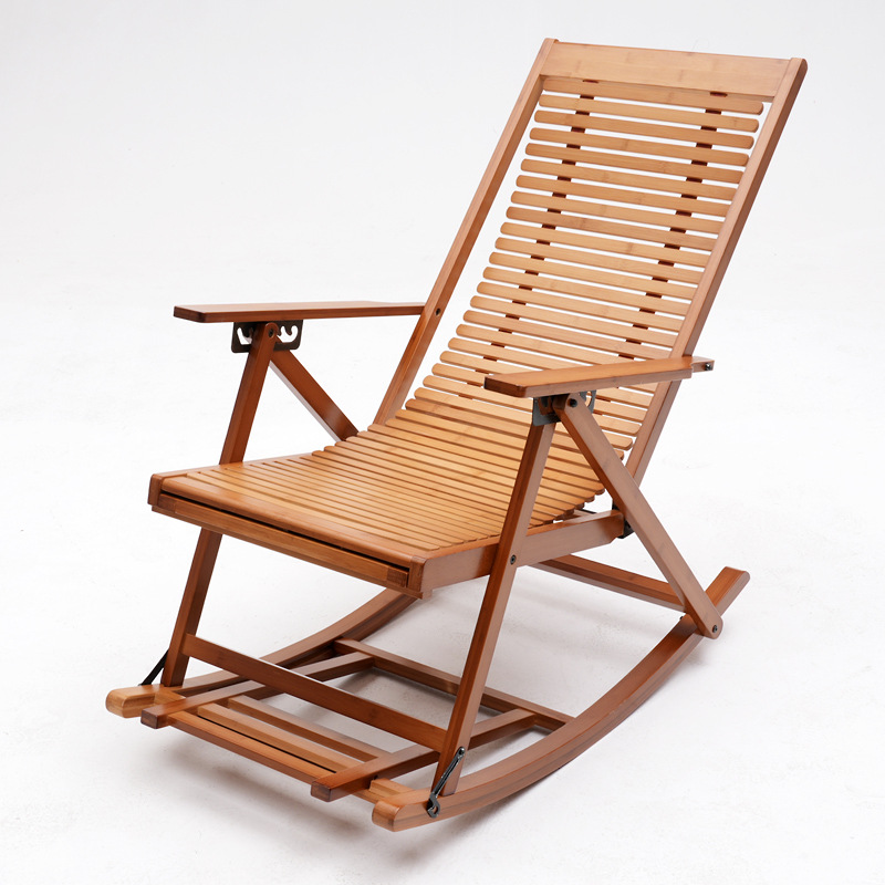 Outdoor Furniture Bench - Składane krzesło bujane z funkcją relaksacji,
