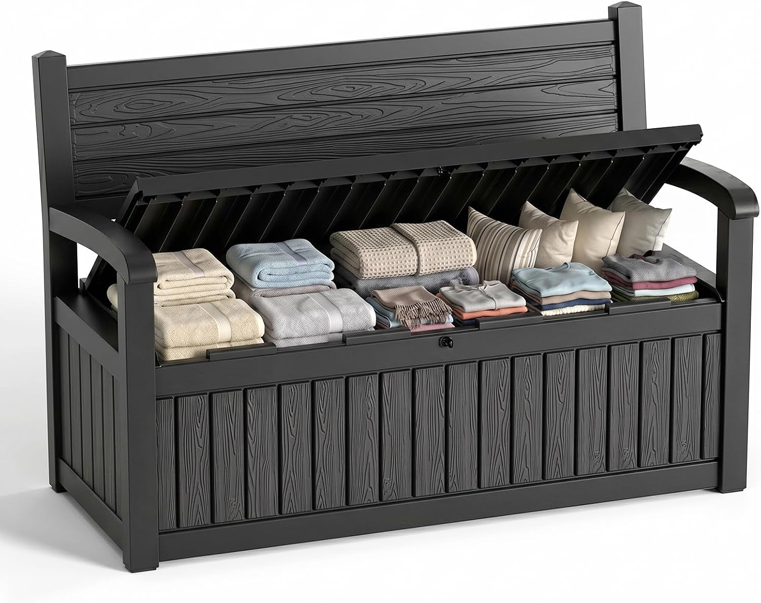 Outdoor Furniture Bench - Duża zewnętrzna ławka do przechowywania, skrzynia