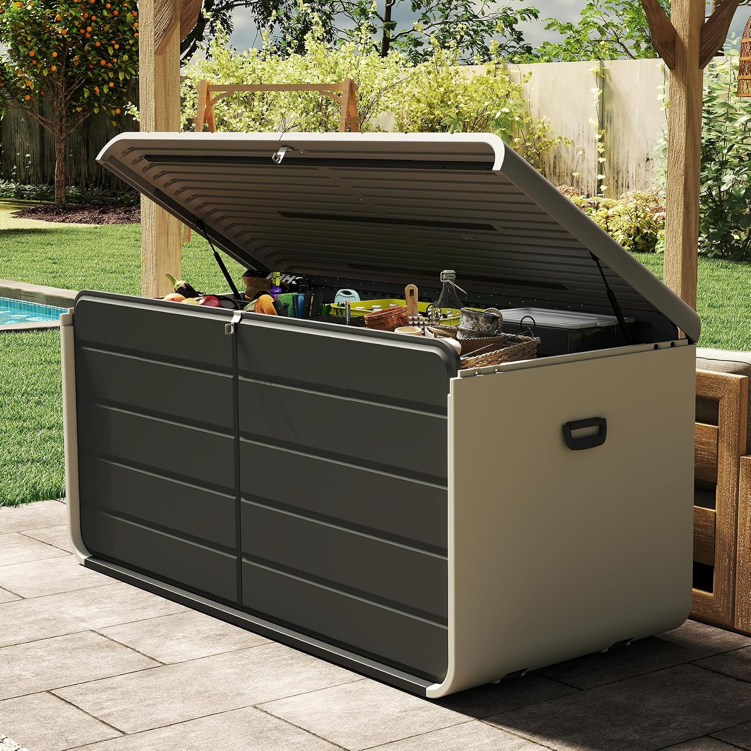 Outdoor Furniture Bench - Skrzynia do przechowywania wewnątrz i na