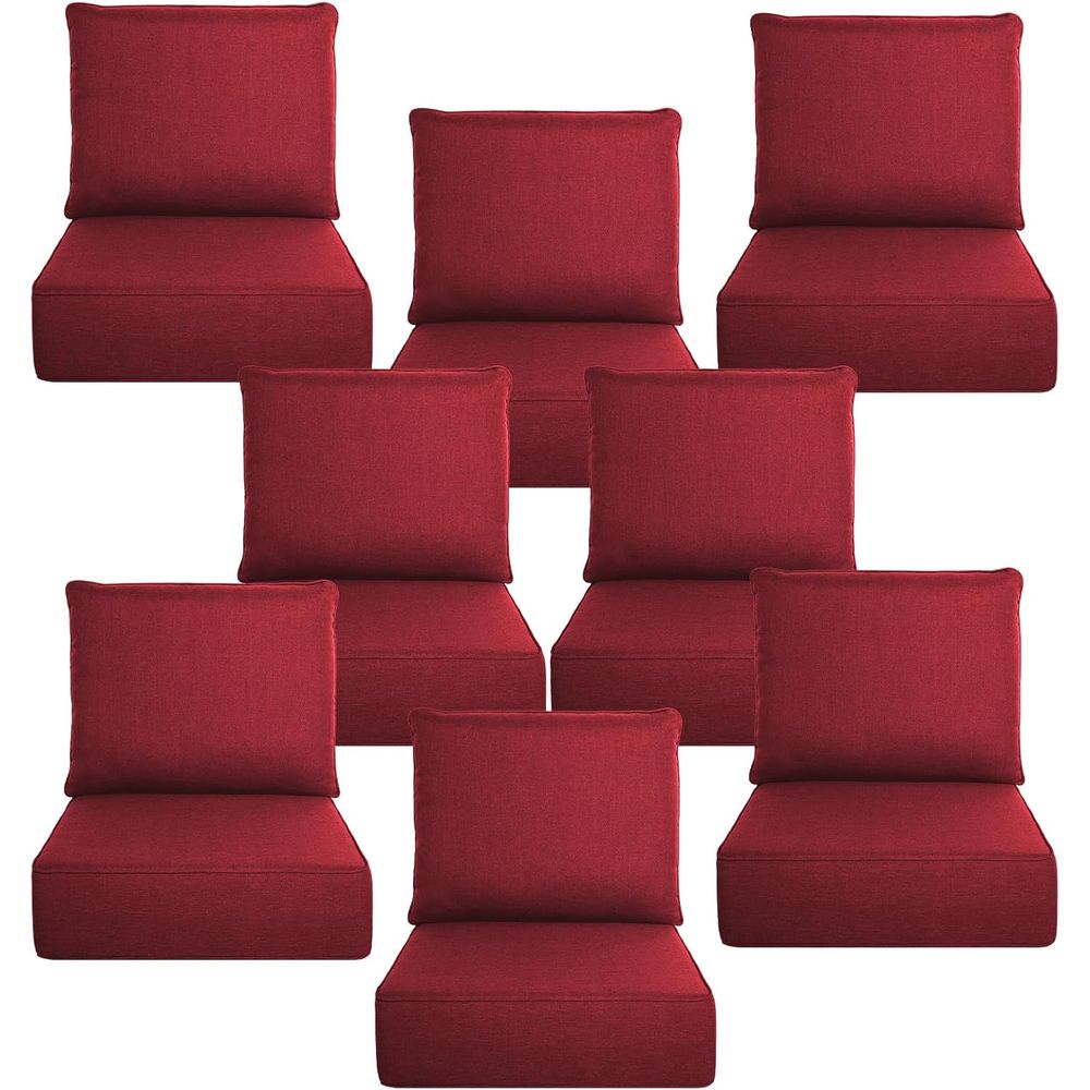 Outdoor Furniture Cushions 24 X 24 - Luksusowy zestaw poduszek ogrodowych o grubości