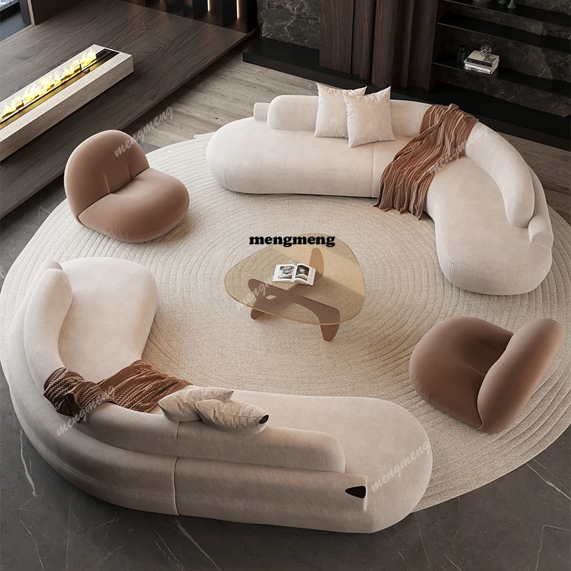 Outdoor Furniture L Shape - Pufy Chmury Sofy do Salonu Nordic