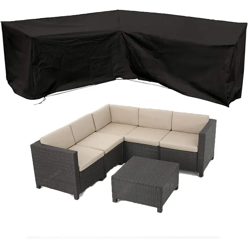 Outdoor Furniture L Shape - Pokrowiec na sofę ogrodową w kształcie