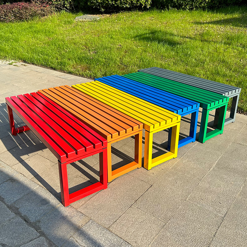 Outdoor Furniture Bench - Siedzisko internetowej sławy Białe ławka z