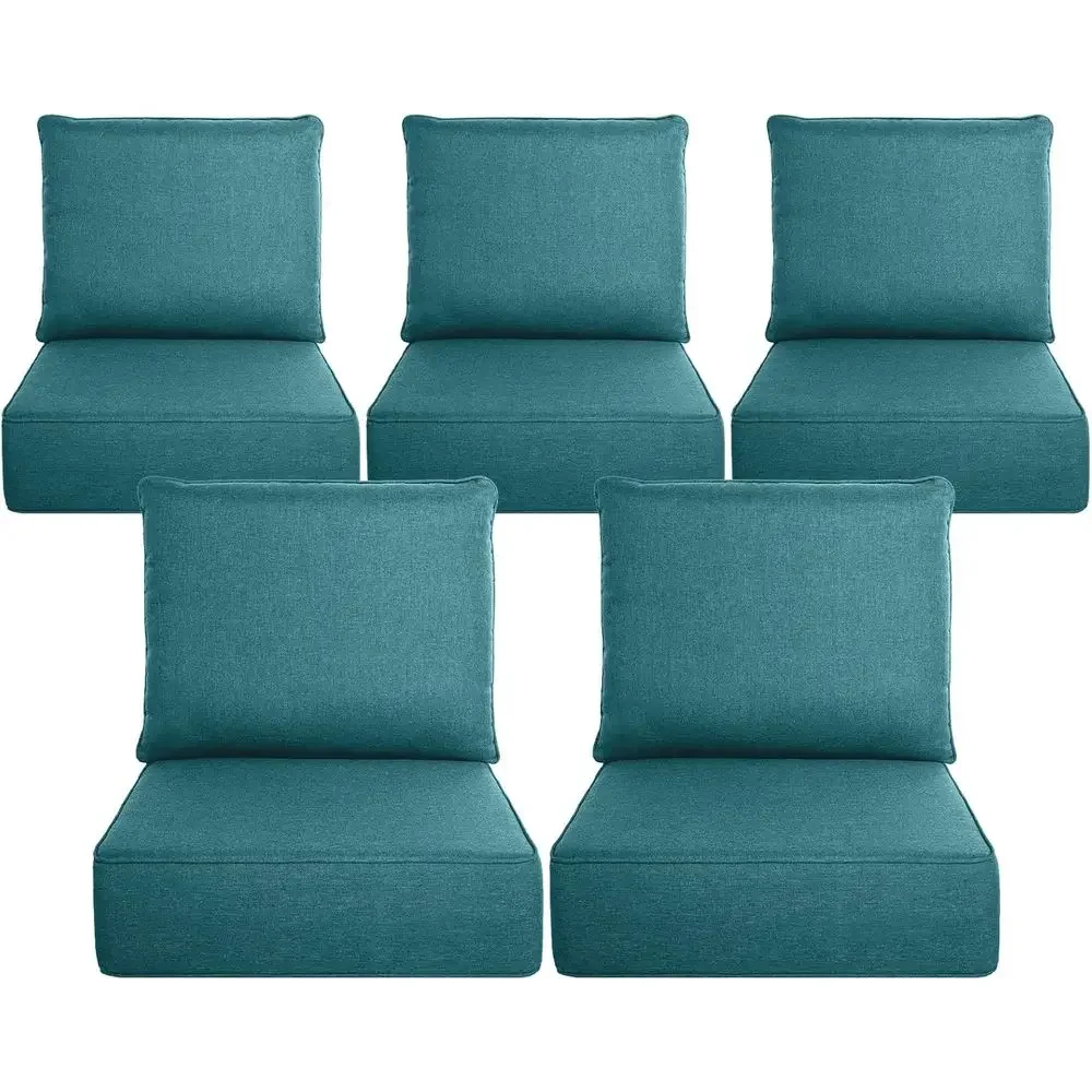 Outdoor Furniture Cushions 24 X 24 - Zestaw 6 grubych poduszek na zewnątrz