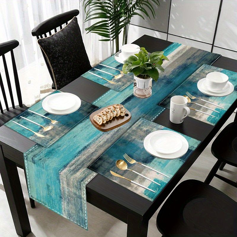 Outdoor Furniture Dining - VIKAMA Morandi Abstrakcyjne Podkładki na Stół