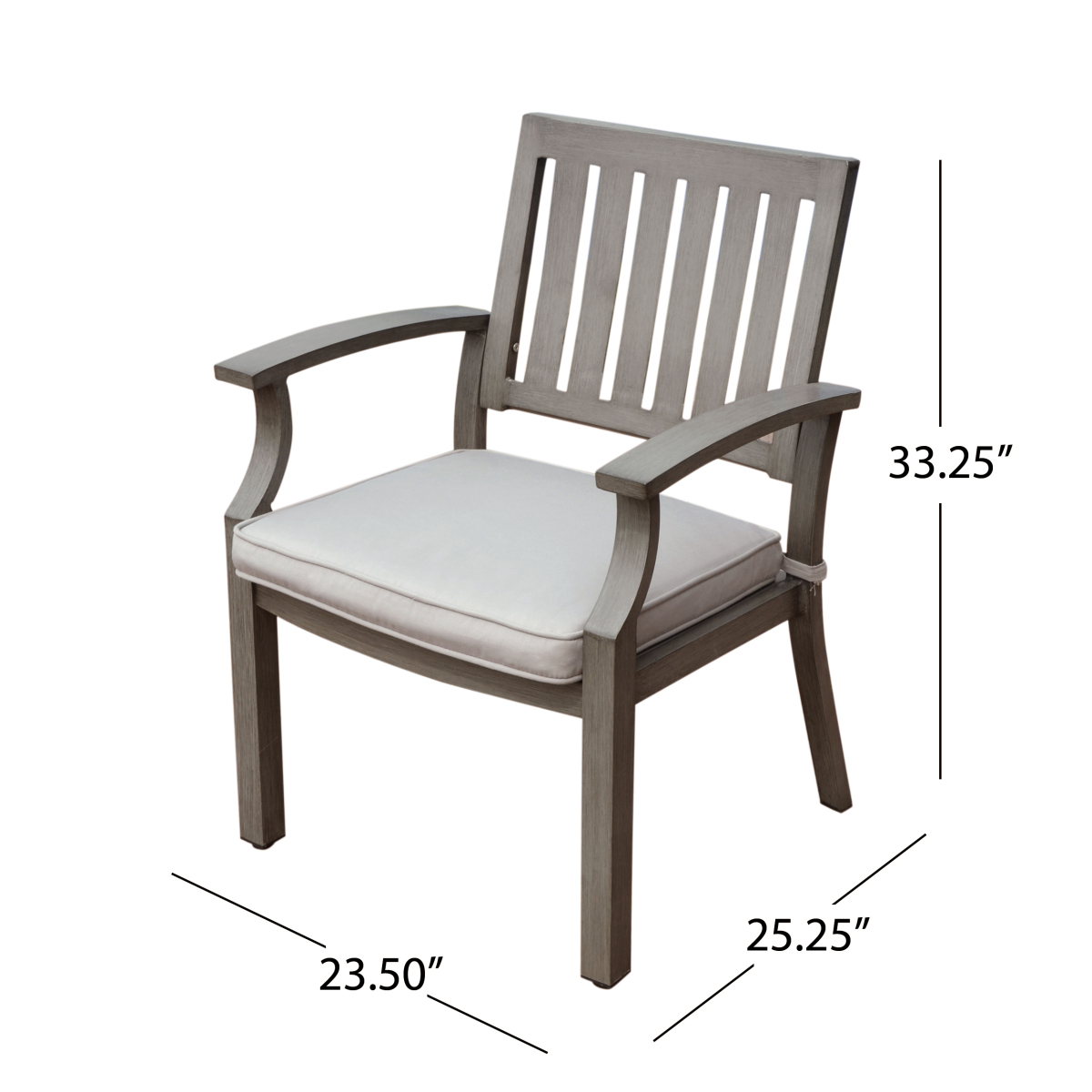 Outdoor Furniture No Cushions - Dom Christophera Knighta ® Nowoczesne aluminiowe