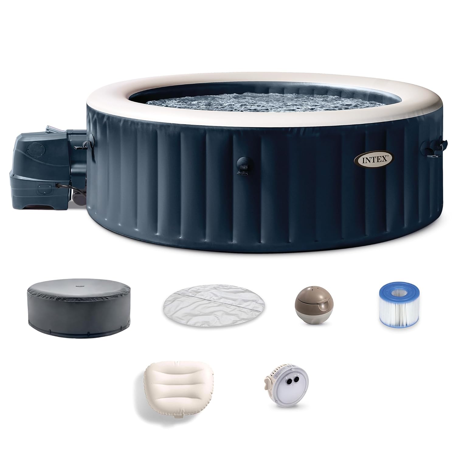 PureSpa Plus 6-osobowa okrągła – Inflatable Hot Tub recenzja i cena