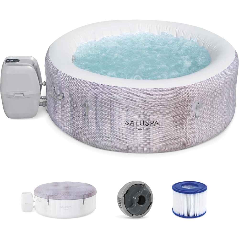 SaluSpa Cancun 2-4 osobowy dmu – Inflatable Hot Tub recenzja i cena