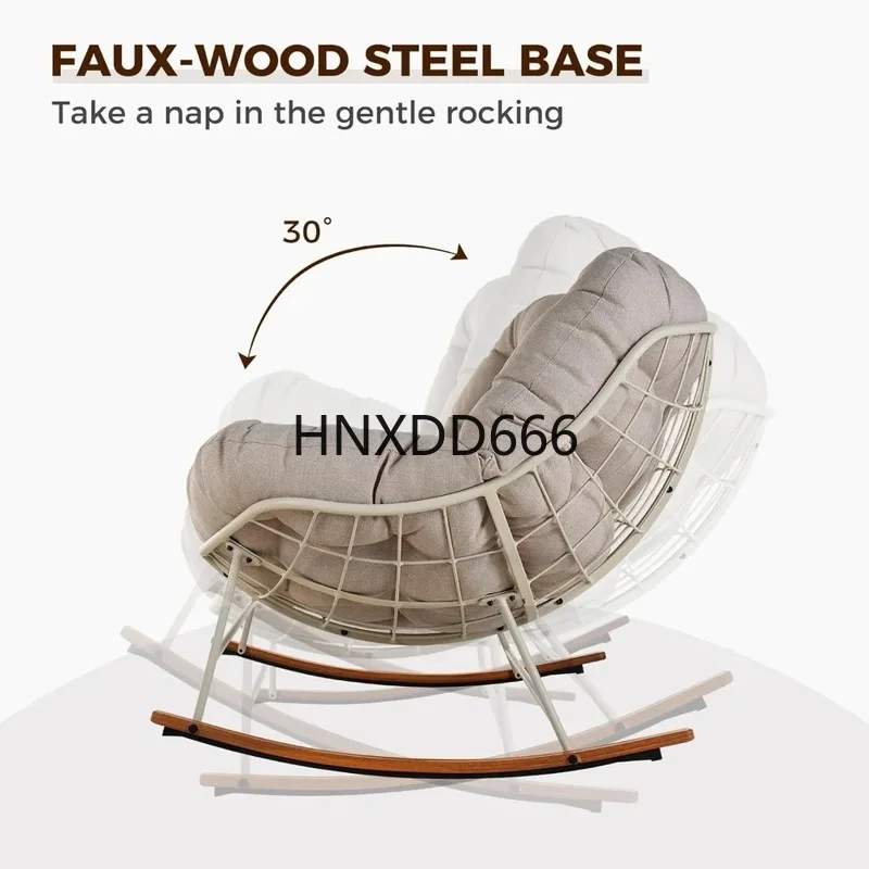 Duży dwuosobowy fotel bujany n – Outdoor Furniture Rocking Chair recenzja i cena