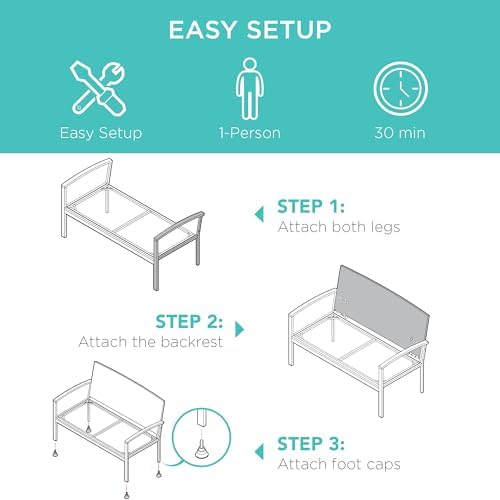 Ławka ogrodowa dwuosobowa z wi – Outdoor Furniture Bench recenzja i cena