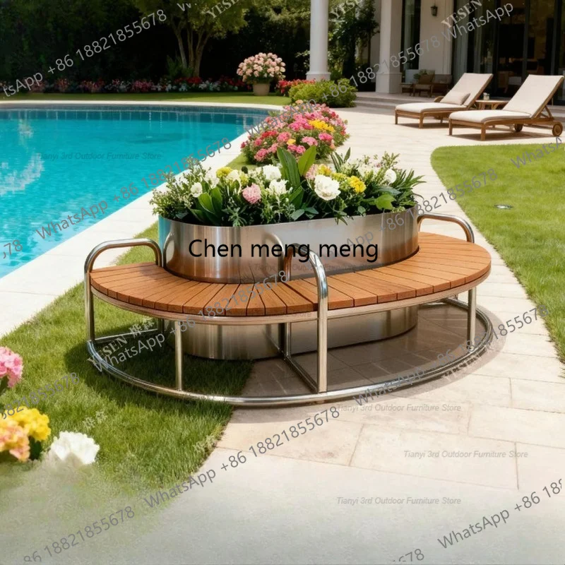 Ławka z kwietnikiem ze stali n – Outdoor Furniture Bench recenzja i cena