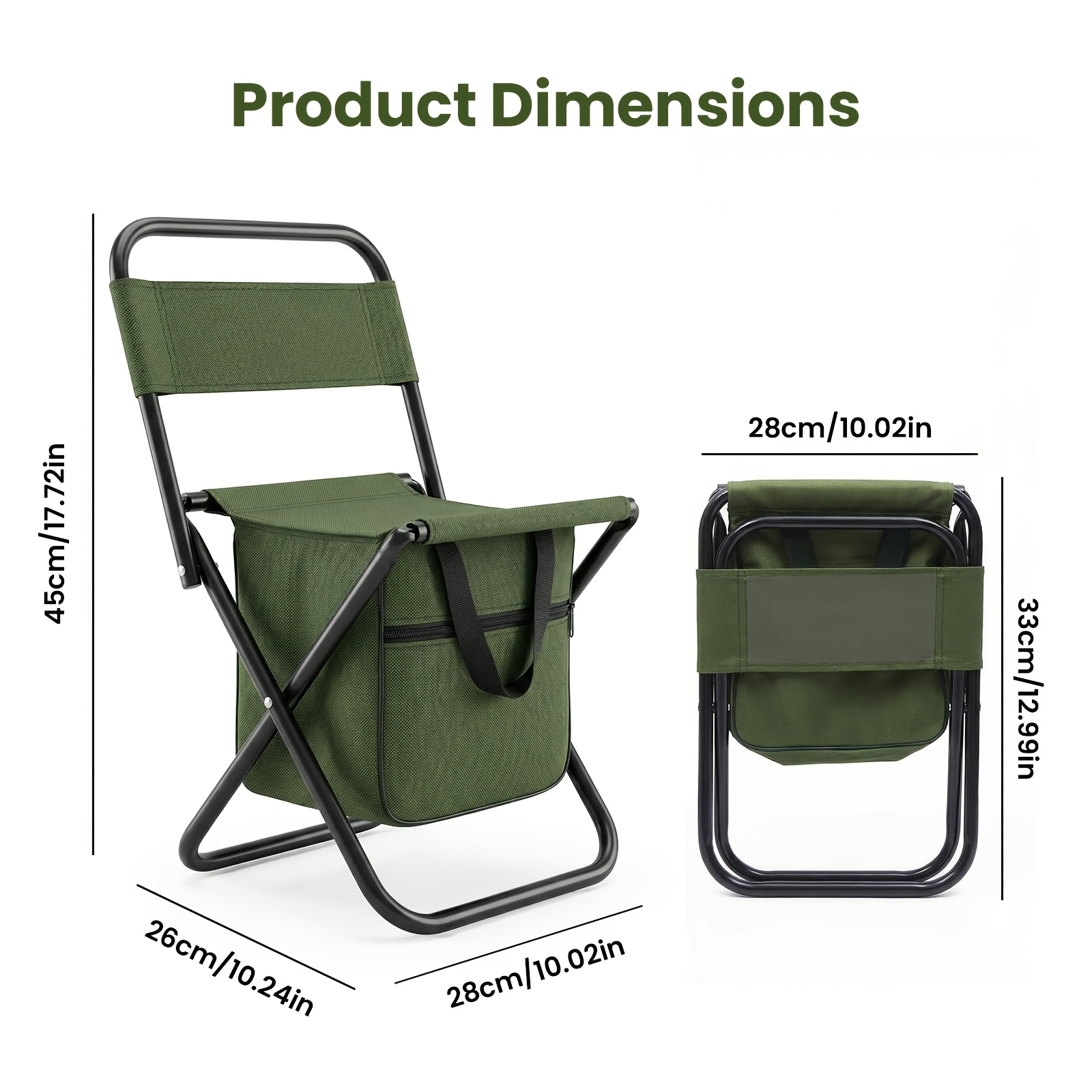 Krzesło kempingowe 2 w 1 z duż – Outdoor Furniture Rocking Chair recenzja i cena