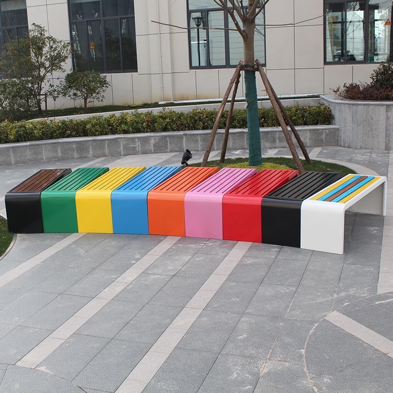 Ławka metalowa z blachy stalow – Outdoor Furniture Bench recenzja i cena