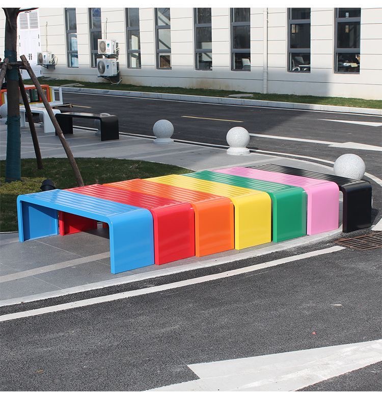 Ławka metalowa z blachy stalow – Outdoor Furniture Bench recenzja i cena