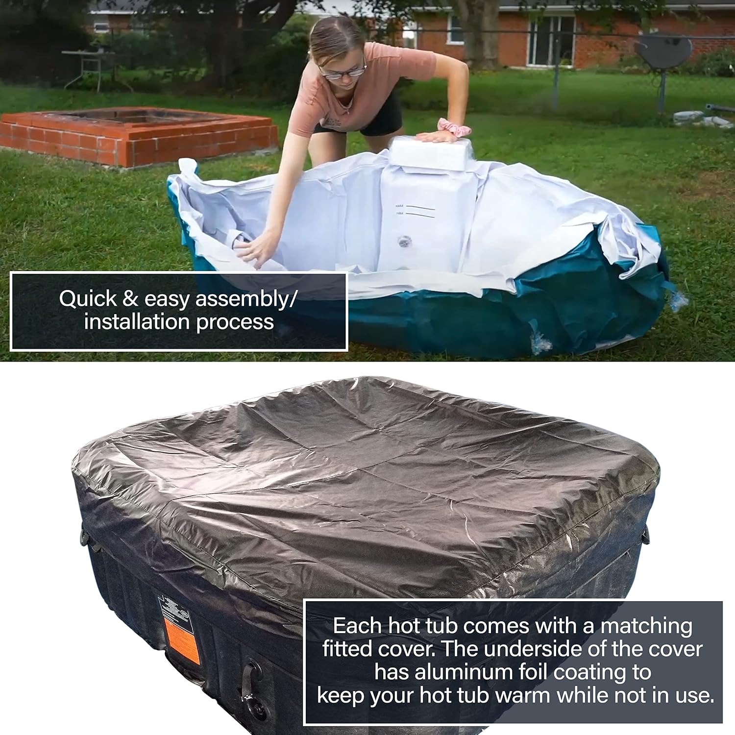 Przenośna nadmuchiwana wanna z – Inflatable Hot Tub recenzja i cena