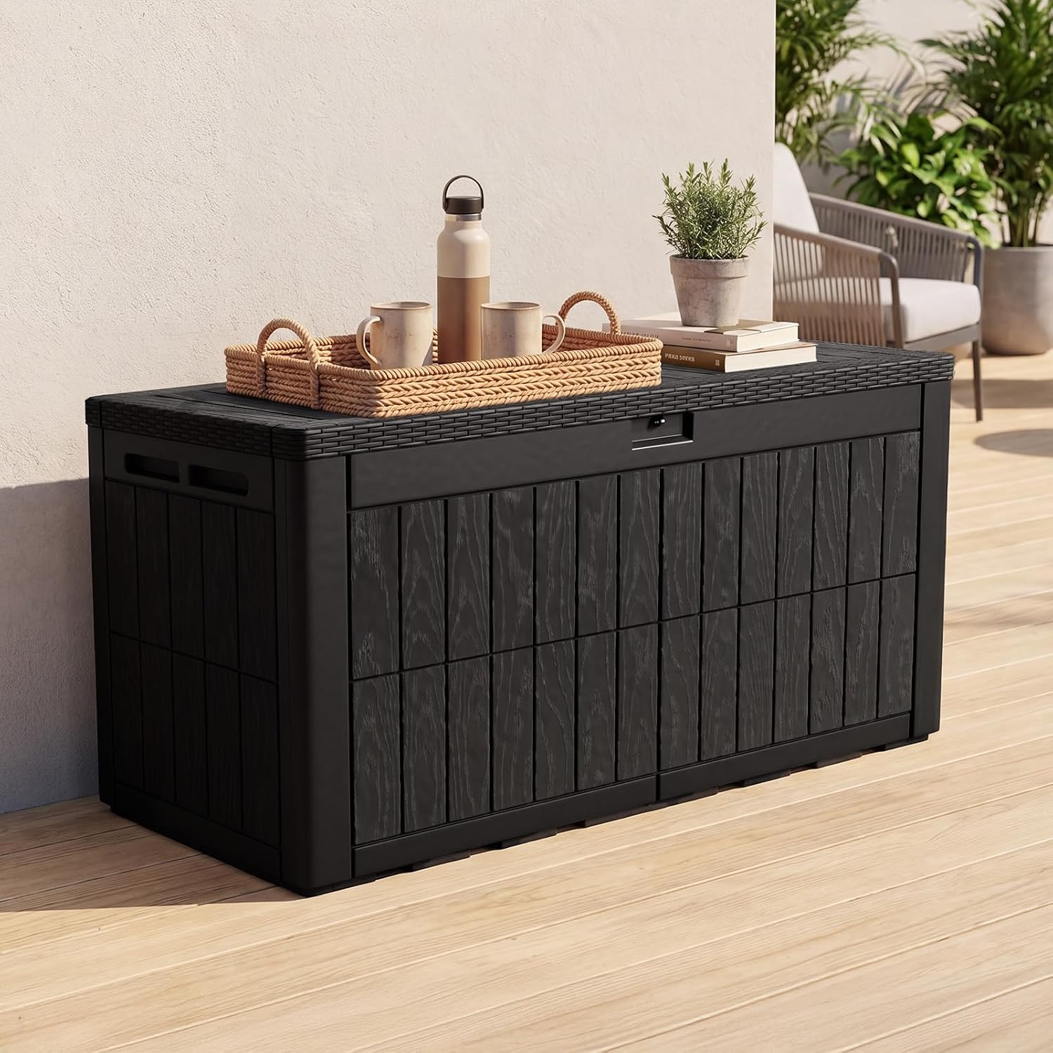 Duży pojemnik zewnętrzny o poj – Outdoor Furniture Bench recenzja i cena