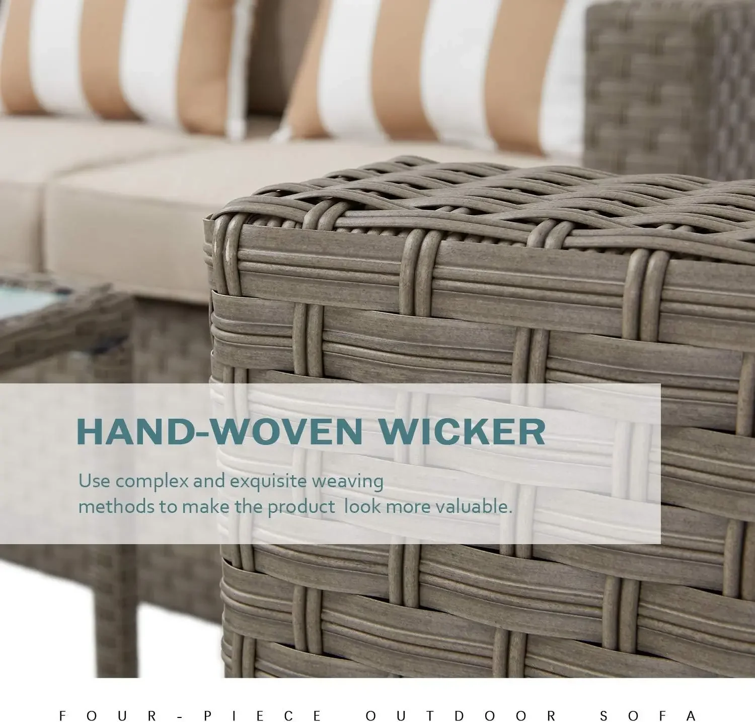 Zestaw mebli ogrodowych na pat – Outdoor Furniture No Cushions recenzja i cena
