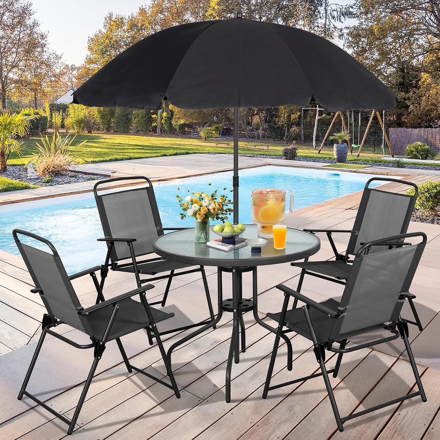 Metalowy zestaw mebli ogrodowy – Outdoor Furniture Bali recenzja i cena