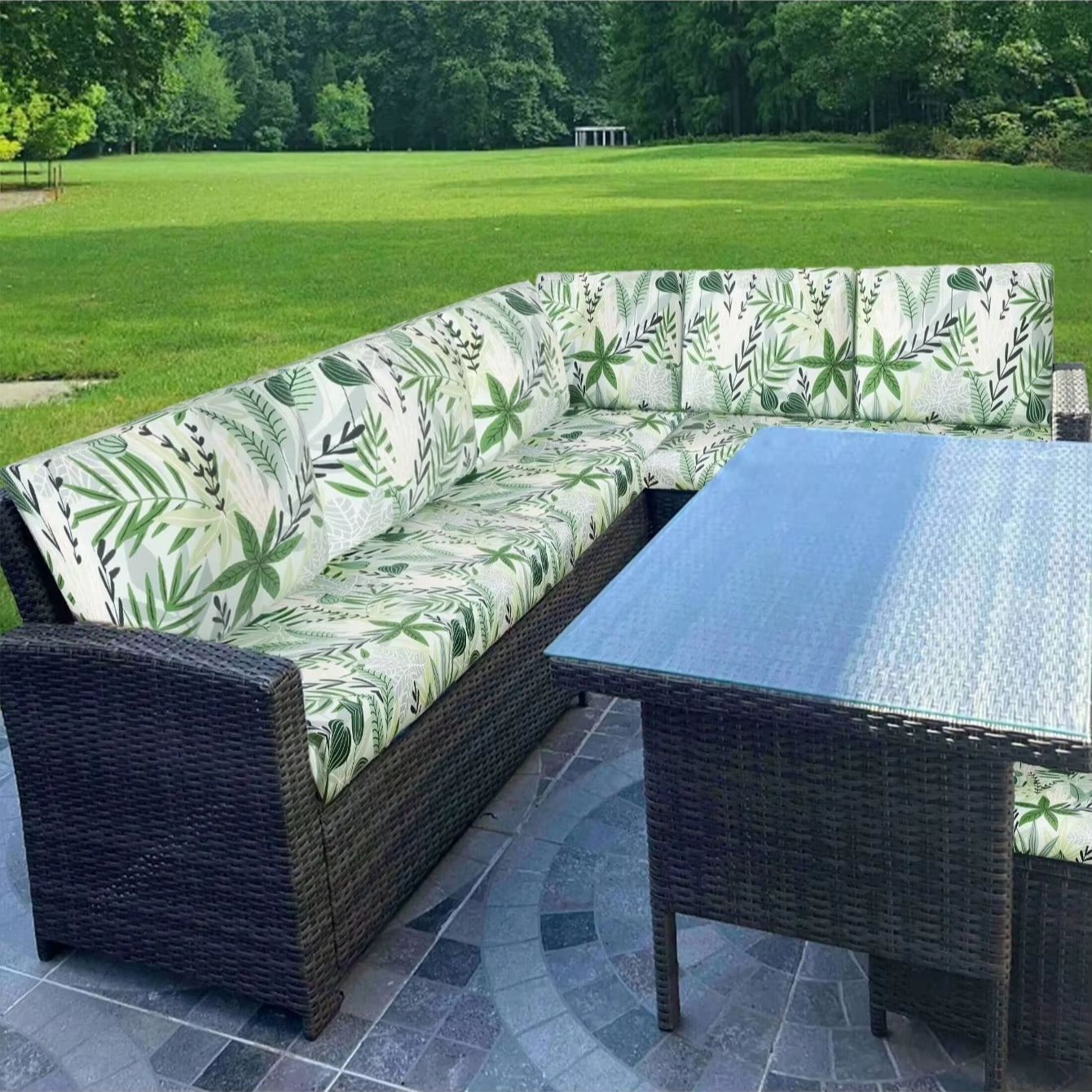 Pokrowce na poduszki do sof z  – Outdoor Furniture No Cushions recenzja i cena