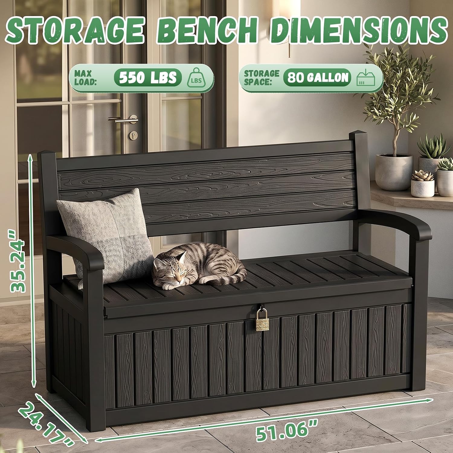 Duża zewnętrzna ławka do przec – Outdoor Furniture Bench recenzja i cena