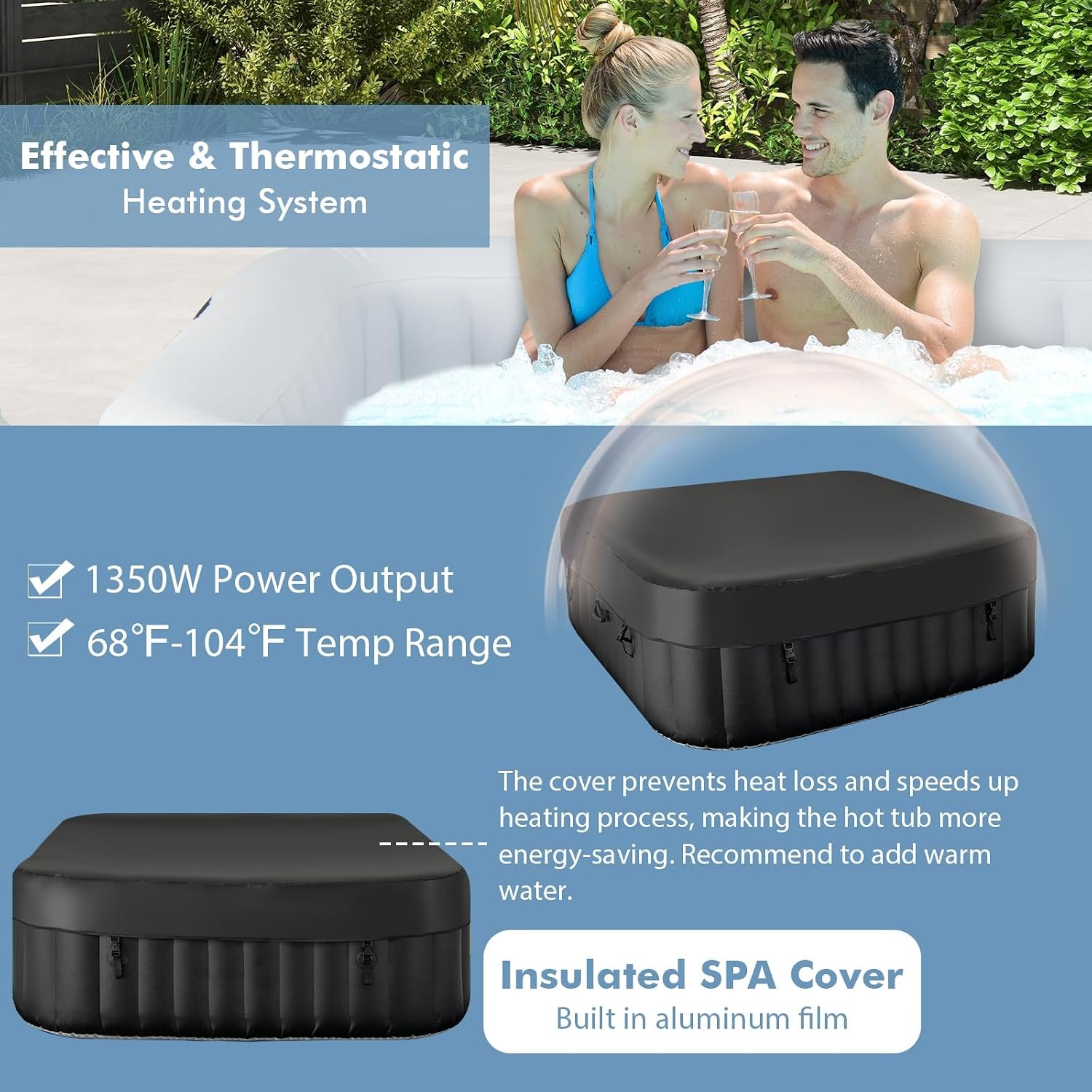 Nadmuchiwana wanna z hydromasa – Inflatable Hot Tub recenzja i cena