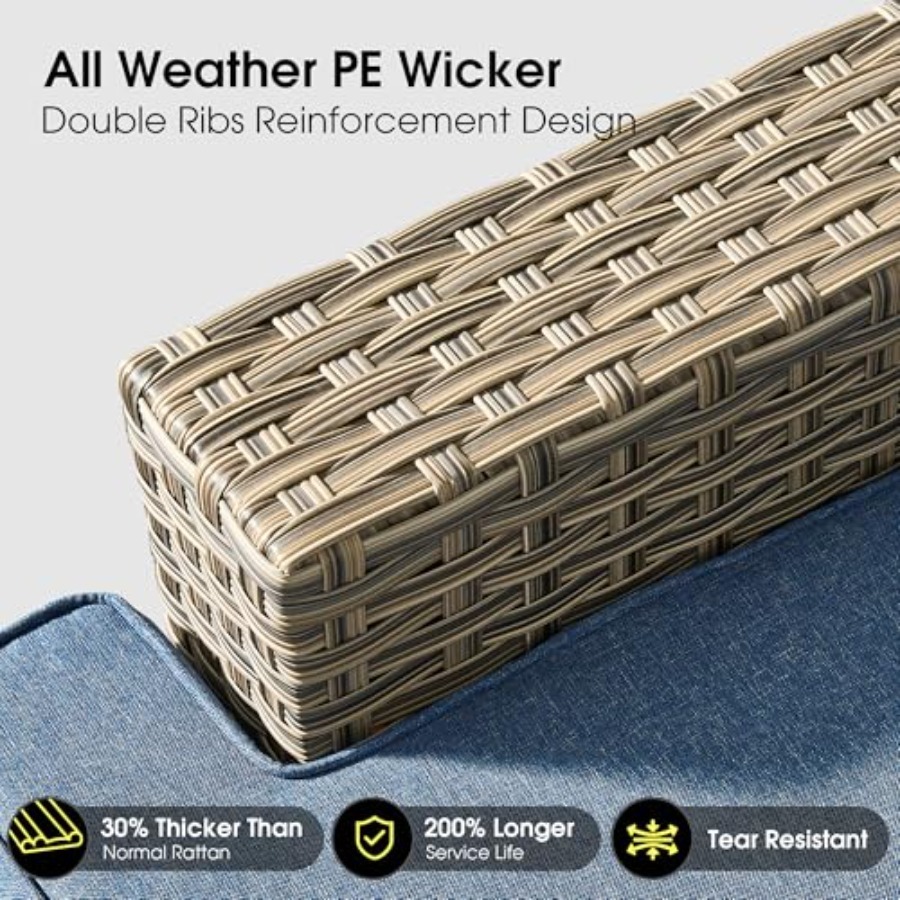 Zestaw mebli ogrodowych typu s – Outdoor Furniture L Shape recenzja i cena
