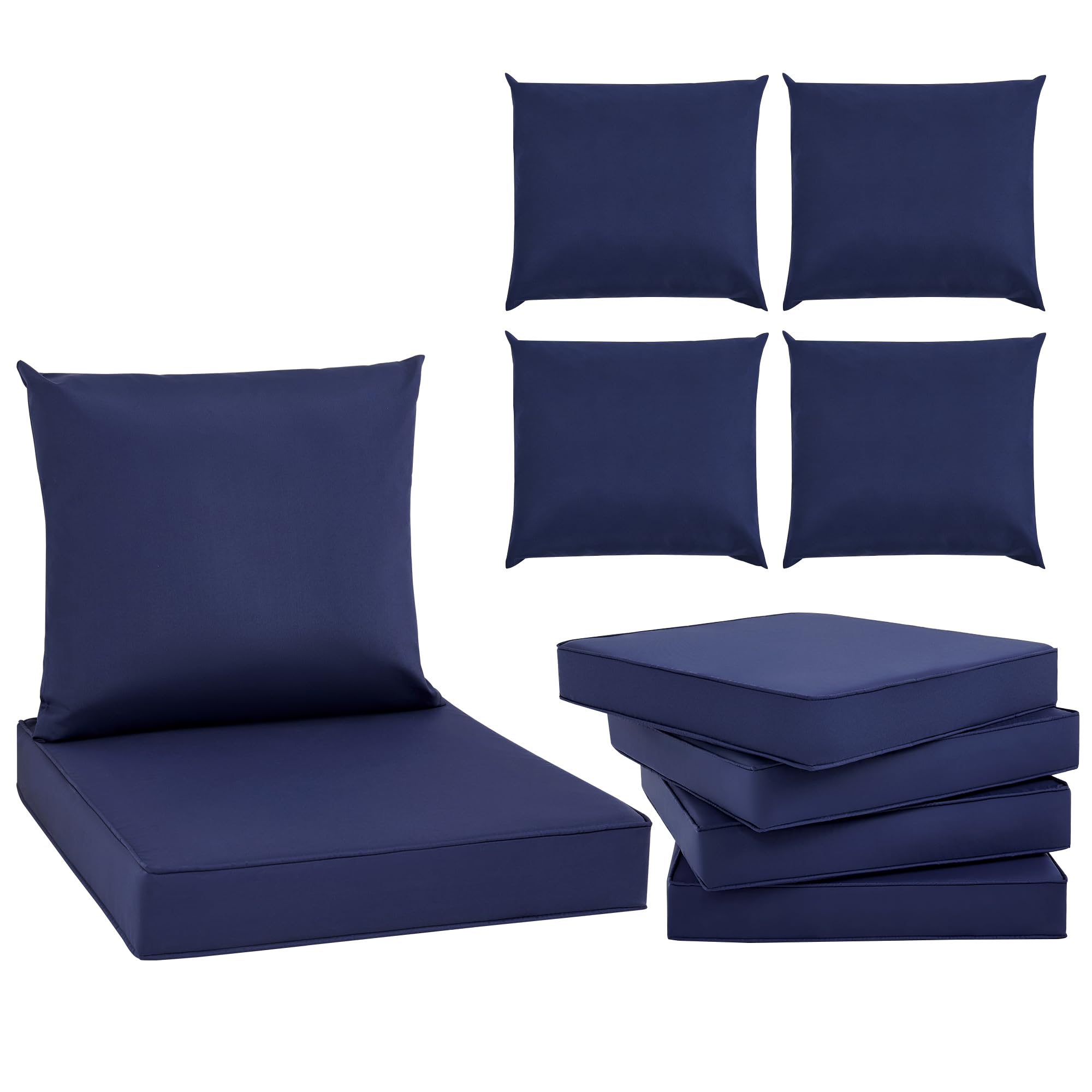 Zestaw 4 poduszek na krzesła o – Outdoor Furniture Cushions 24 X 24 recenzja i cena