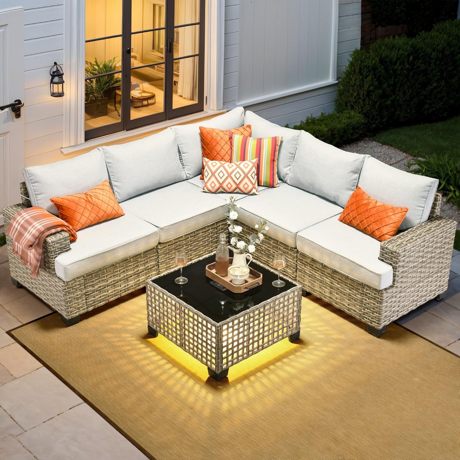Zestaw mebli ogrodowych typu s – Outdoor Furniture L Shape recenzja i cena