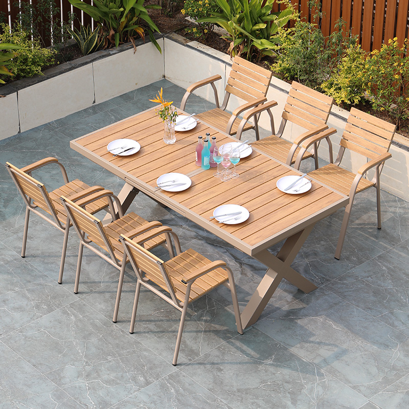 Nowoczesny aluminiowy zestaw m – Outdoor Furniture No Cushions recenzja i cena