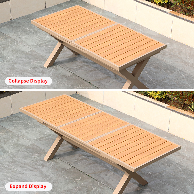 Nowoczesny aluminiowy zestaw m – Outdoor Furniture No Cushions recenzja i cena