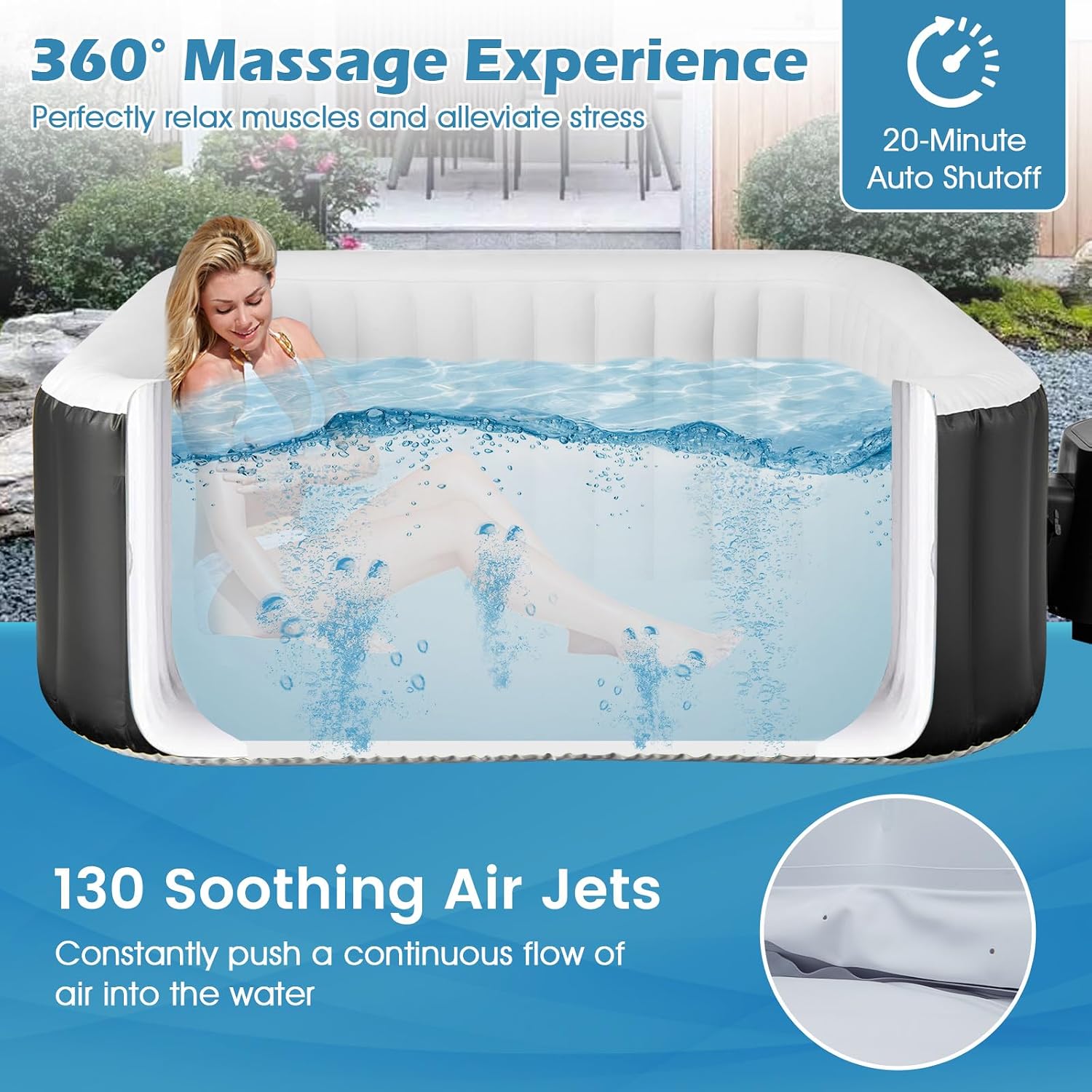 Nadmuchiwana wanna SPA, przeno – Inflatable Hot Tub recenzja i cena