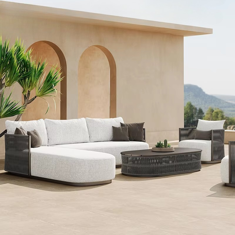 Zestaw mebli ogrodowych na pat – Outdoor Furniture L Shape recenzja i cena