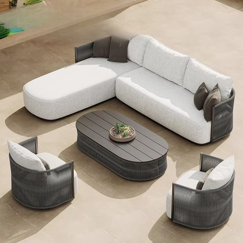 Zestaw mebli ogrodowych na pat – Outdoor Furniture L Shape recenzja i cena