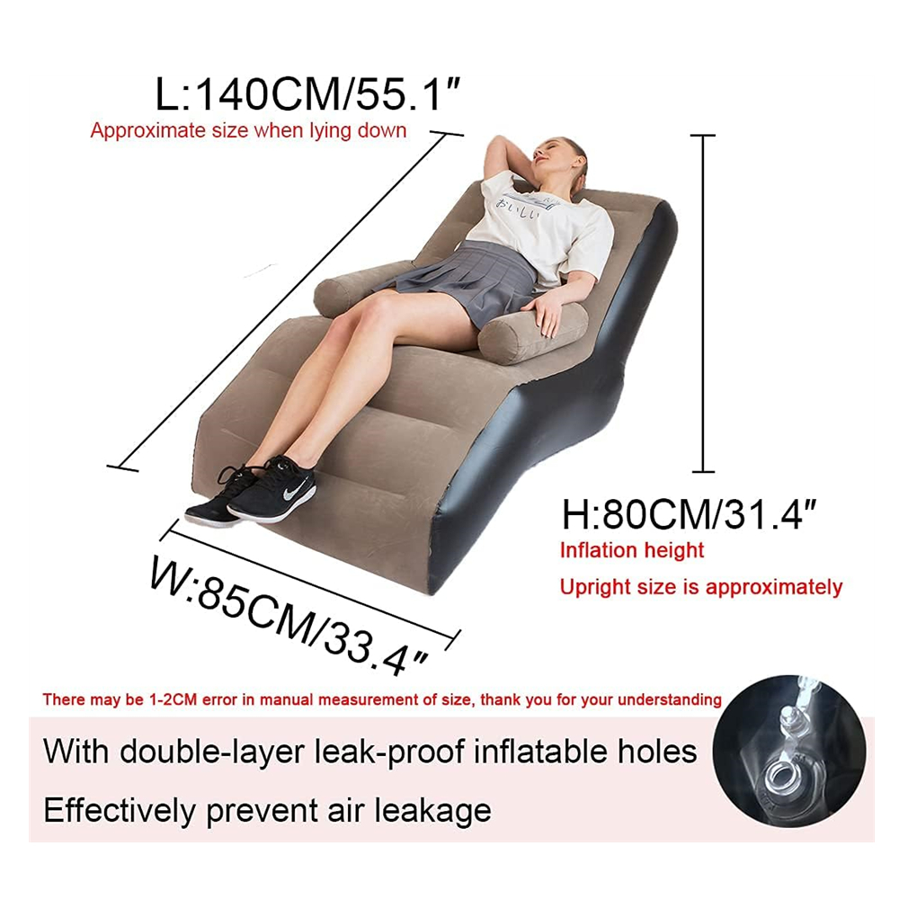 Składana dmuchana sofa, nadmuc – Outdoor Furniture Bench recenzja i cena