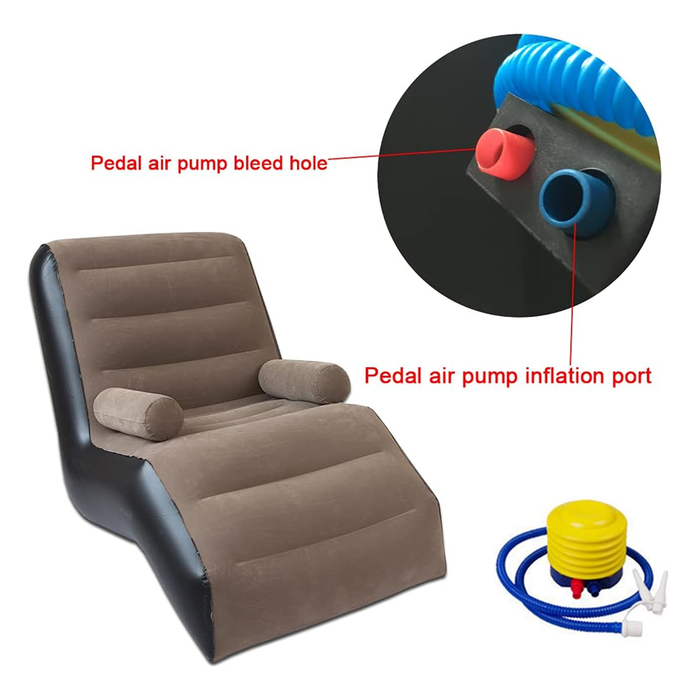 Składana dmuchana sofa, nadmuc – Outdoor Furniture Bench recenzja i cena