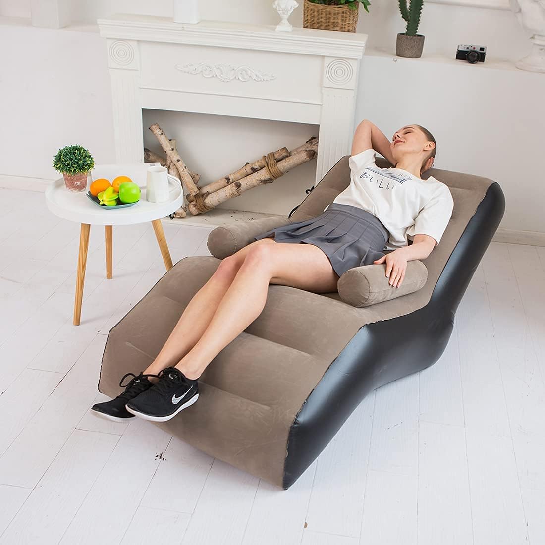 Składana dmuchana sofa, nadmuc – Outdoor Furniture Bench recenzja i cena