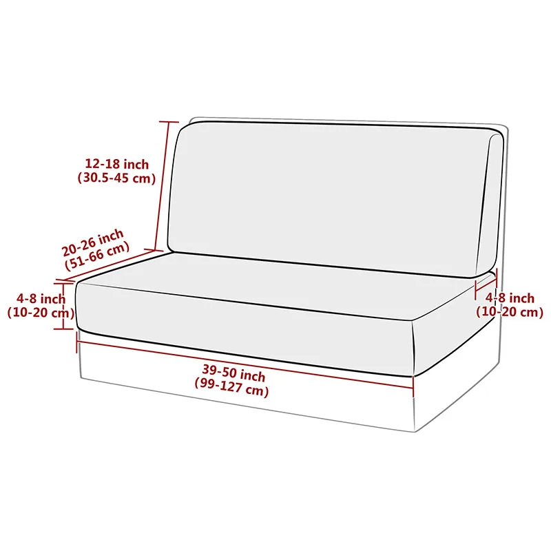 2 szt./zestaw Elastyczne pokro – Outdoor Furniture No Cushions recenzja i cena