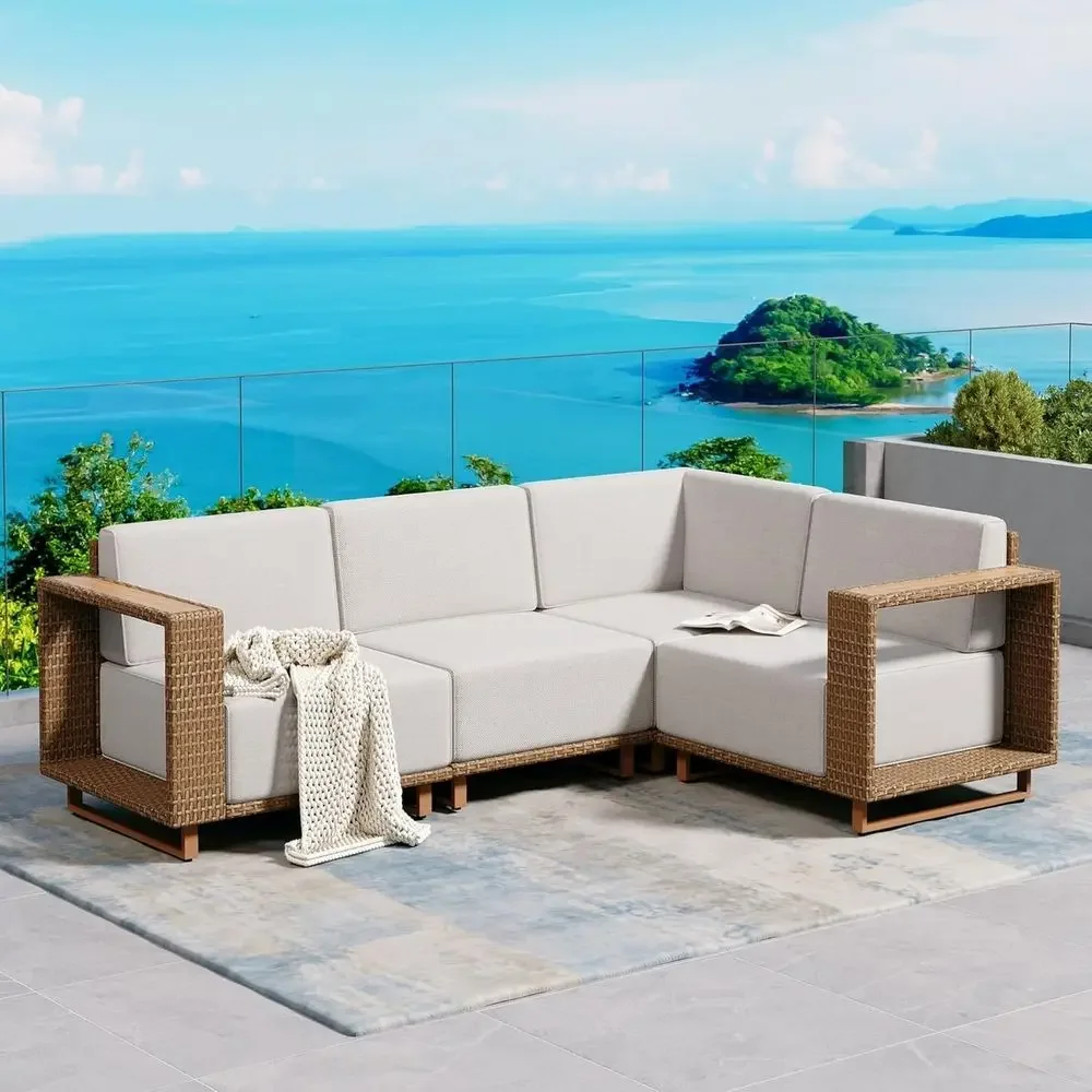 Sofa modułowa w kształcie lite – Outdoor Furniture L Shape recenzja i cena
