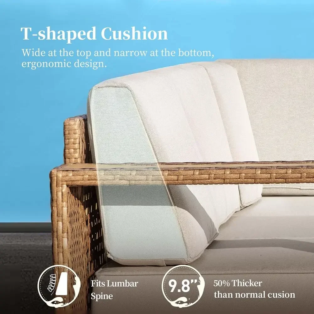 Sofa modułowa w kształcie lite – Outdoor Furniture L Shape recenzja i cena