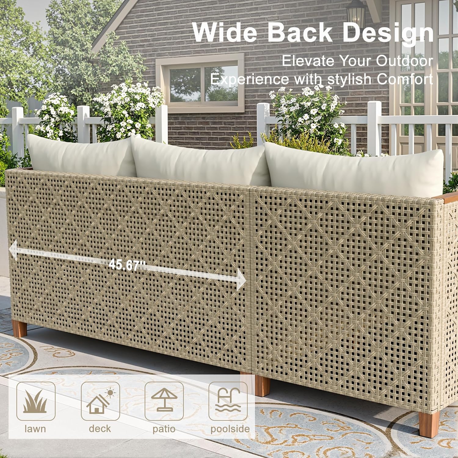Modułowy zestaw wypoczynkowy w – Outdoor Furniture L Shape recenzja i cena