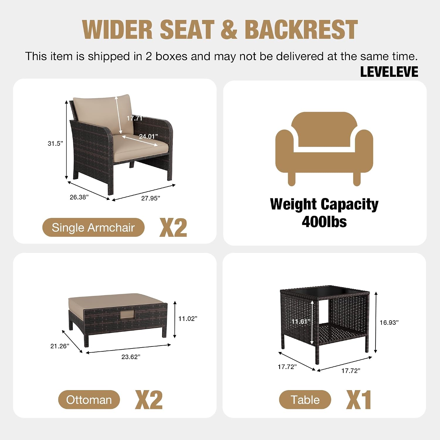 5-częściowy zestaw mebli do ro – Outdoor Furniture Bali recenzja i cena