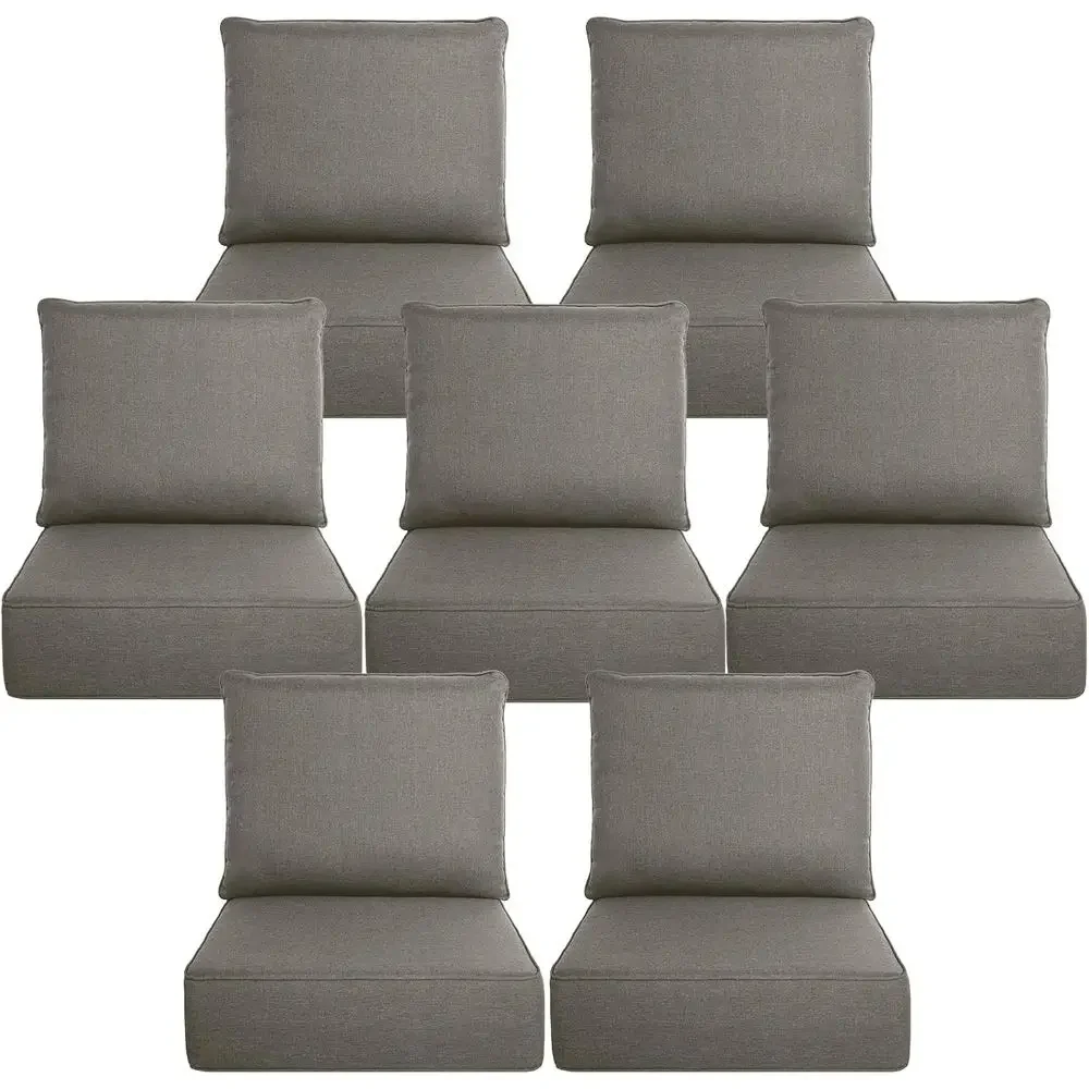 Zestaw 6 grubych poduszek na z – Outdoor Furniture Cushions 24 X 24 recenzja i cena