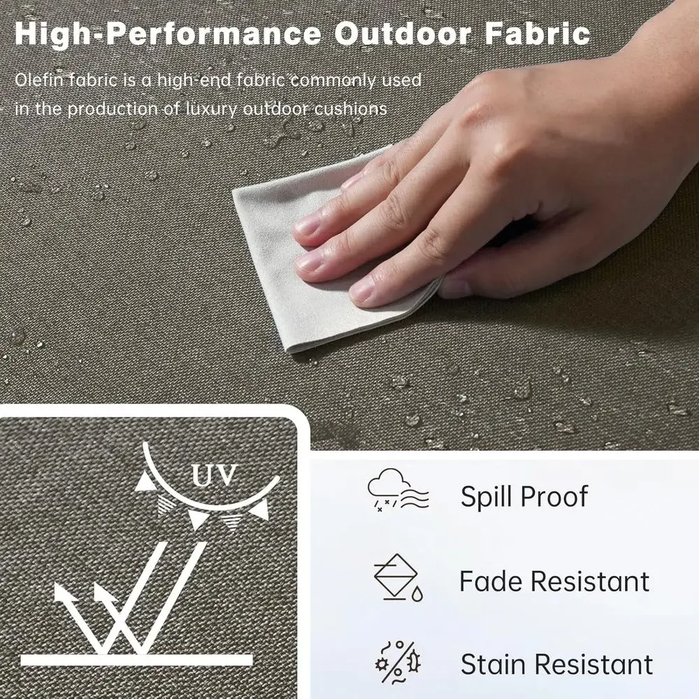 Zestaw 6 grubych poduszek na z – Outdoor Furniture Cushions 24 X 24 recenzja i cena