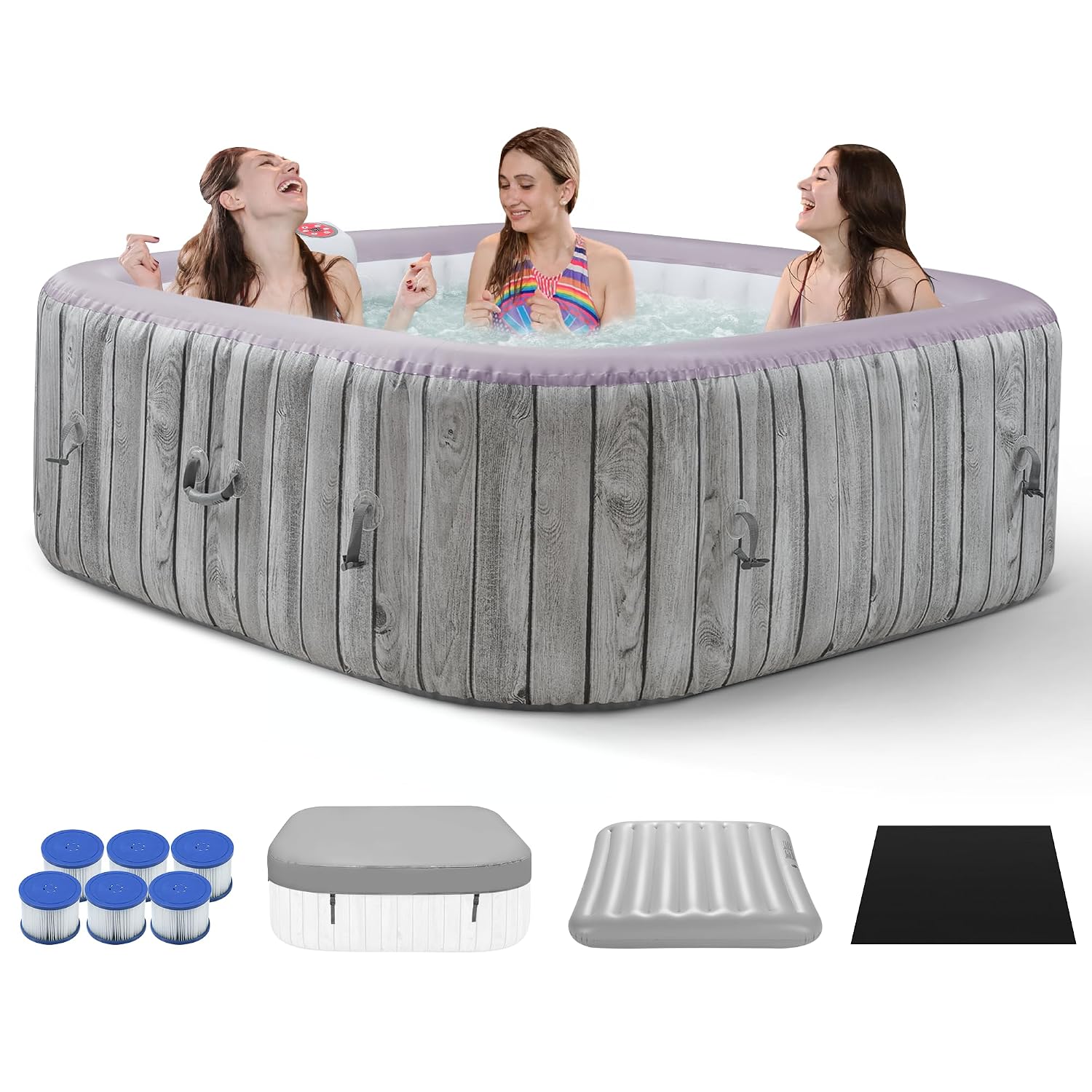 Nadmuchiwany kwadratowy zestaw – Inflatable Hot Tub recenzja i cena