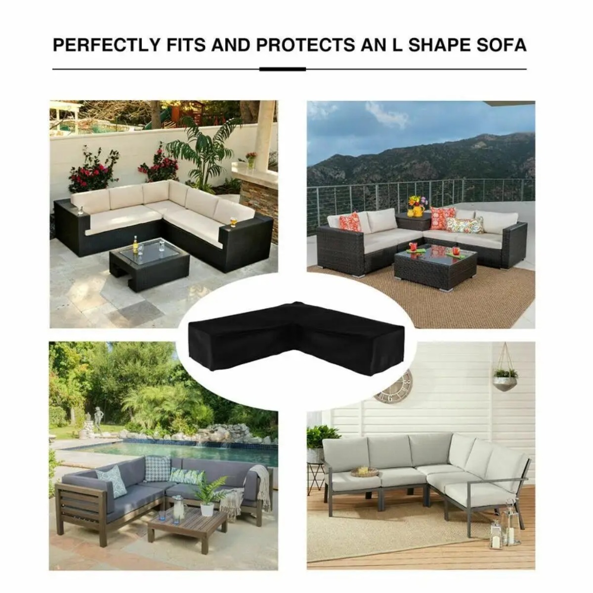 Pokrowiec na sofę ogrodową w k – Outdoor Furniture L Shape recenzja i cena